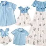 Family Matching Outfits Mommy and Me Dresses - Floral Dress Summer Men Boy Shirts Matching Sets for Beach Vacation