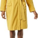 Women's Lightweight Waffle Mid-Length Robe (Available in Plus Size)